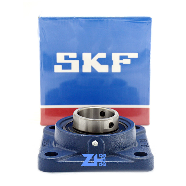 Quadrat-Flansch-Kugellager FY 45 TF installiert in Roheisen Shell 45*39*54.2mm