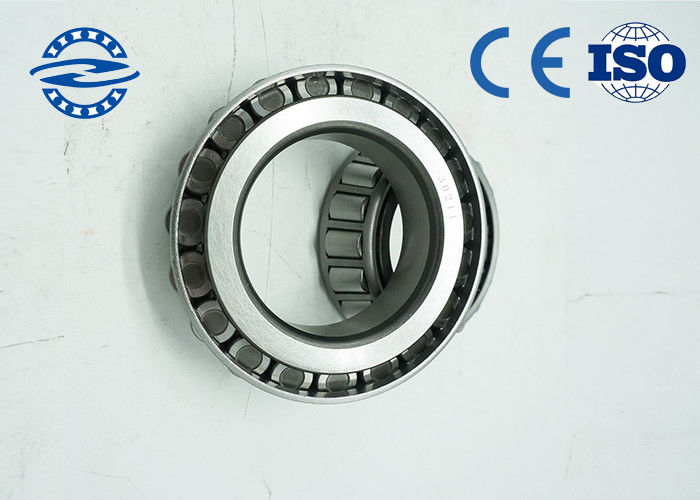 Silbrige Farbeinzelnes Reihen-Kegelrollenlager 33111 mit Flussstahl-Platten-Halter 55*95*30 Millimeter