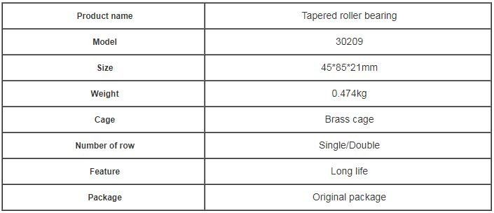Dauerhafte Verjüngungs-Rollenlager-Größe 45mm * 85 Millimeter * 21 Millimeter/Hochgeschwindigkeitsdrucklager