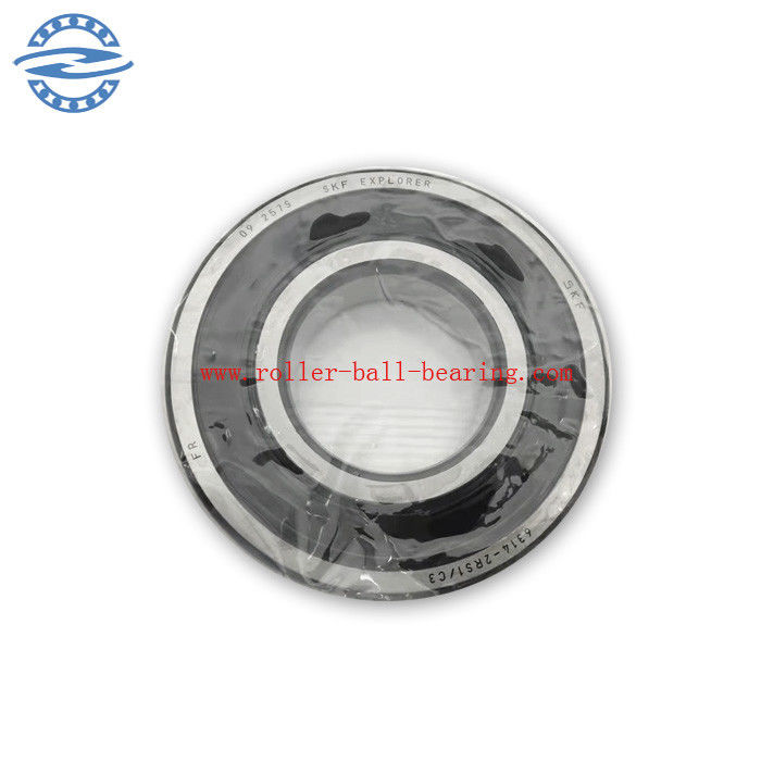 Gummidichtungs-Rillenkugellager des Doppelt-6314 2RS/C3 mit C3 Freigabe 70*150*35mm